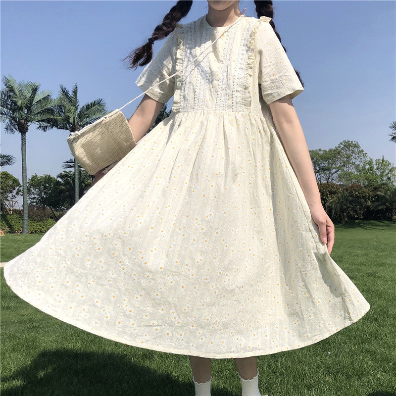 Daisy River Mori Girl Summer Midi Dress 