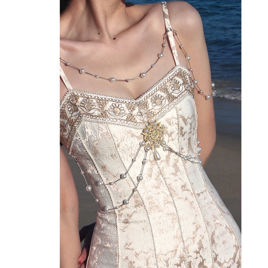 Diana Royalcore Baroque Pearl Princess Dress 