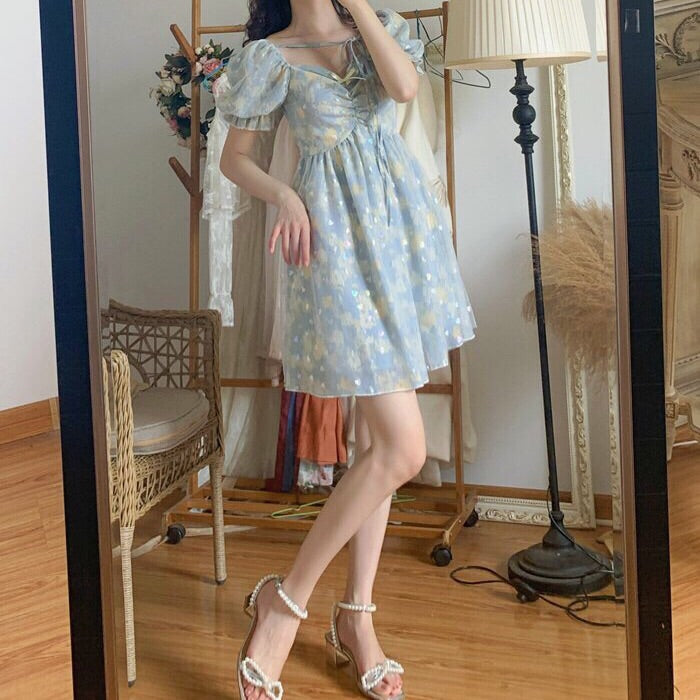 Soft Girl Aesthetic Holographic Fairy Dress Dreamy Angel Aesthetic Soft Girl Aesthetic Holographic Fairy Dress Dreamy Angel Aesthetic