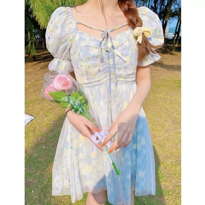 Dina Magicspark Soft Girl Holographic Fairy Dress 