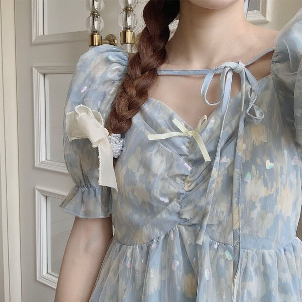 Soft Girl Aesthetic Holographic Fairy Dress Dreamy Angel Aesthetic Soft Girl Aesthetic Holographic Fairy Dress Dreamy Angel Aesthetic