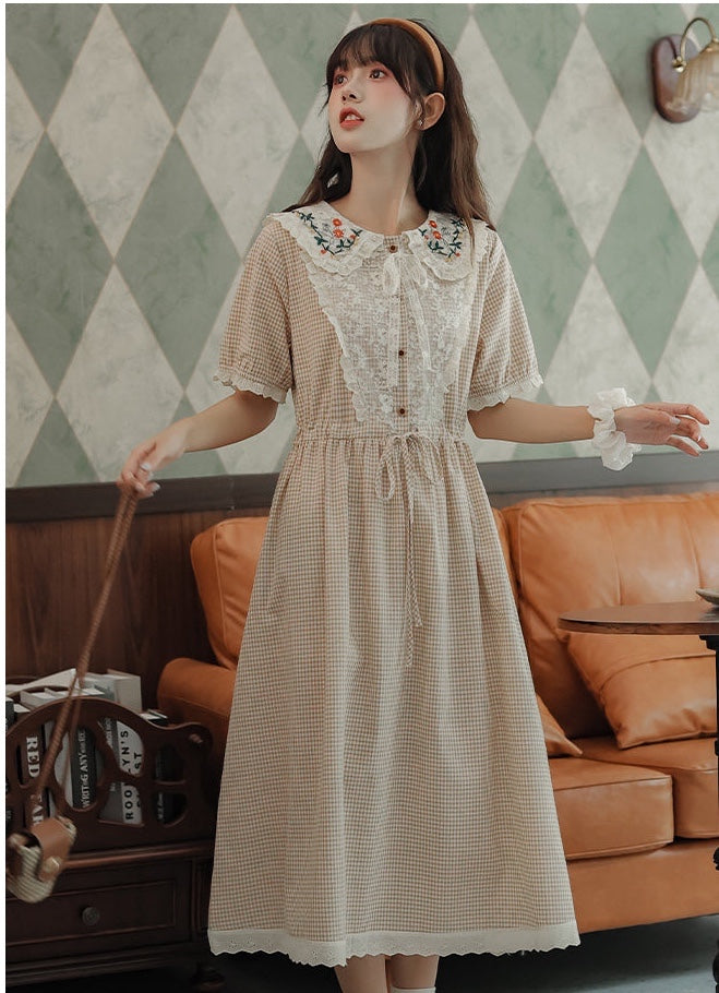 Elinora Cotton Cottagecore Dress 