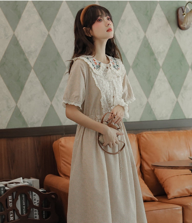 Elinora Cotton Cottagecore Dress 