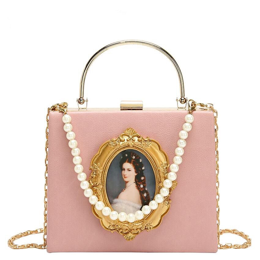 Femme Marquess Aesthetic Bag with Pearls 