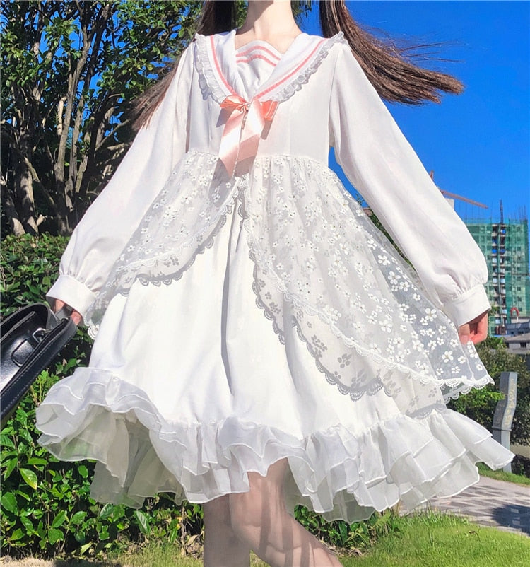 Flying Daisy Kawaii Fashion Princess Fairy Lolita Dress 