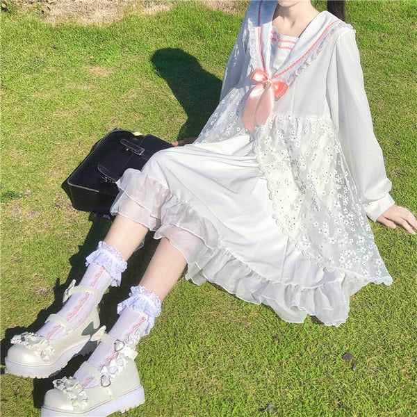 Flying Daisy Kawaii Fashion Princess Fairy Lolita Dress 
