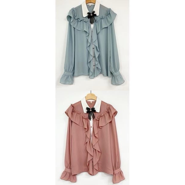 Francine Light Academia Blouse 