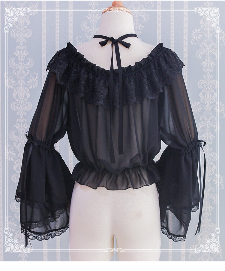 REORIAFEE Blouses for Women Fashion 2022 Goth Tops India