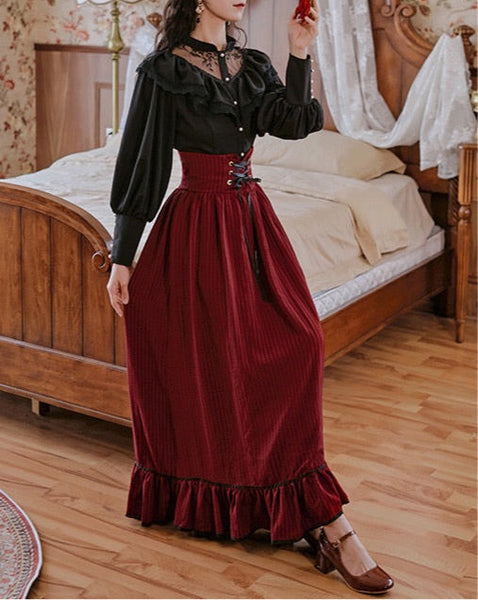 In The Witching Hour Witchy Academia Gothic Dress Set 