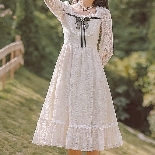 Julianne Lace Cottagecore Fairy Dress 