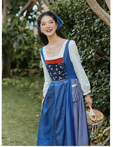 Kalina Cottage Witch Cotton Dress 