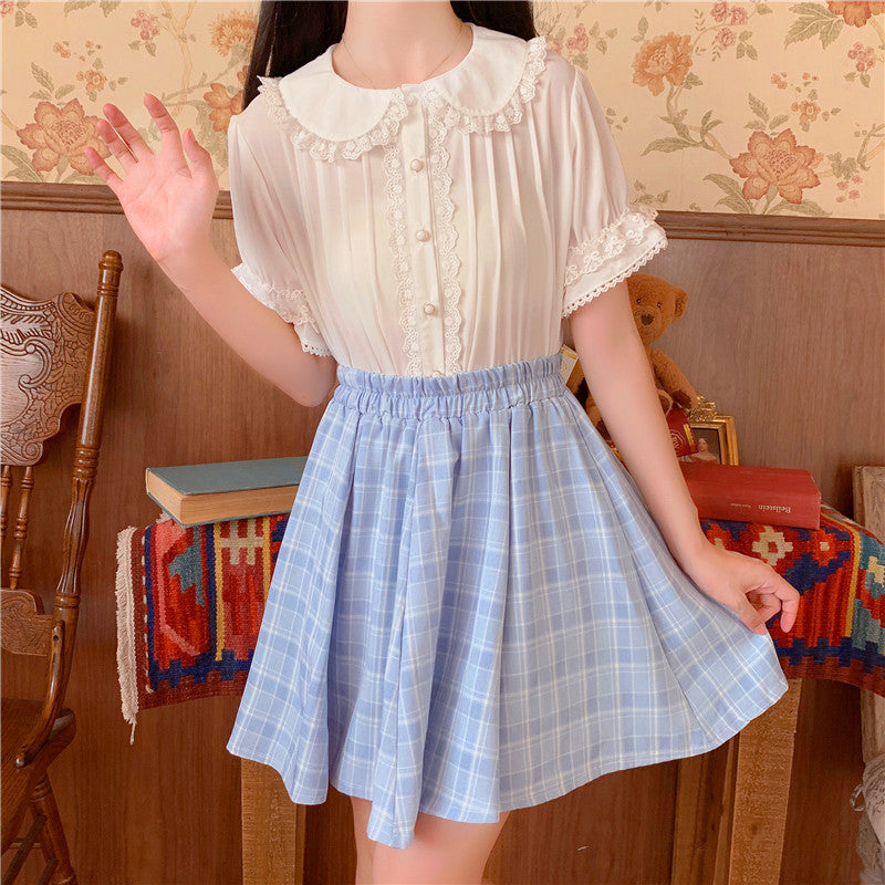 Kawaii Princess Short Sleeve Lolita Blouse 
