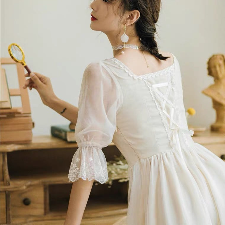 Keira Vintage-Aesthetic Princess Fairy Dress 