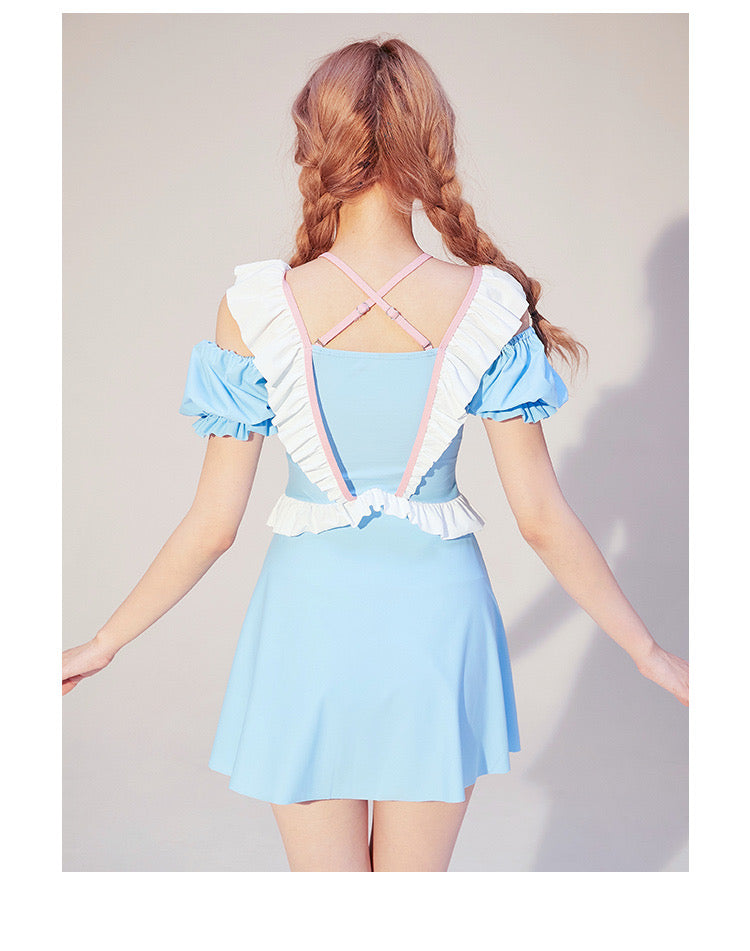 Lake of the Dolls Pastel Kawaii Aesthetic Lolita Swimsuit 