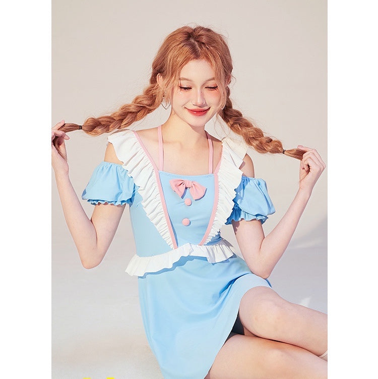 Lake of the Dolls Pastel Kawaii Aesthetic Lolita Swimsuit 