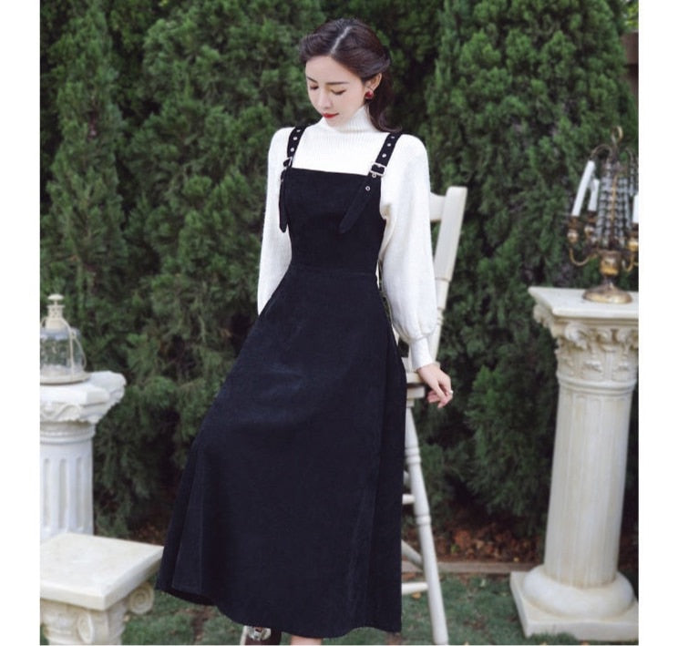 Margarette Witchy Academia Pinafore Dress 