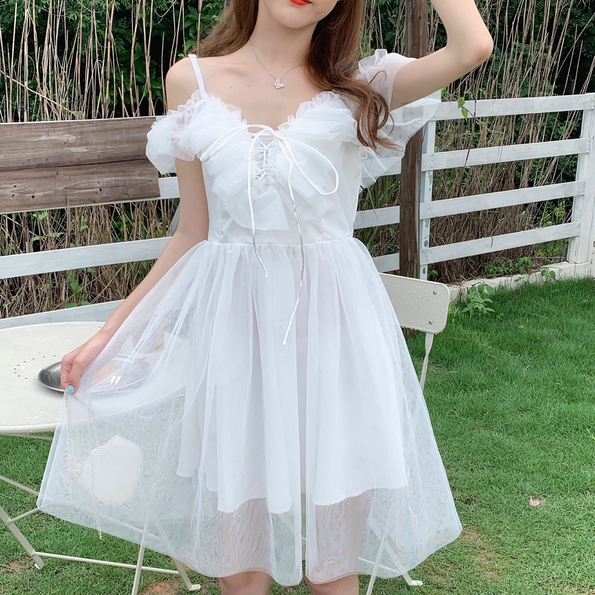Short White Tulle Dress - Shop on Pinterest