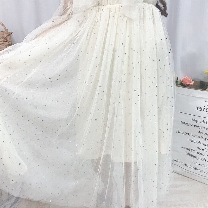 Morning Star Embellished Kawaii Princess Tulle Fairy Dress 
