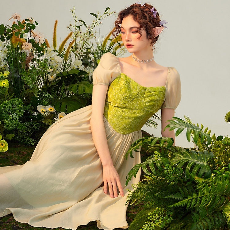 disney princess belle green dress