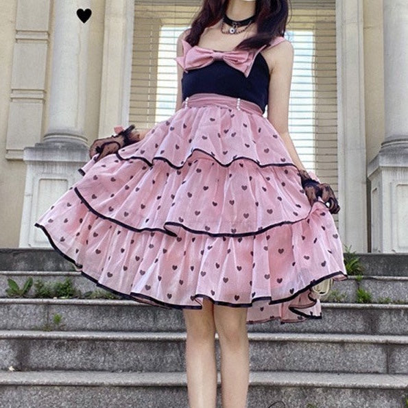 My Sugar Heart Kawaii Princess JSK Lolita Dress 