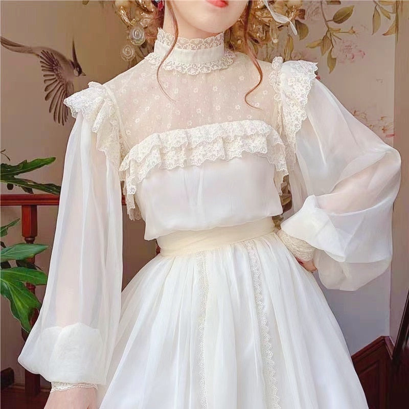 Otylia Romantic Royalcore Edwardian Vintage Dress 