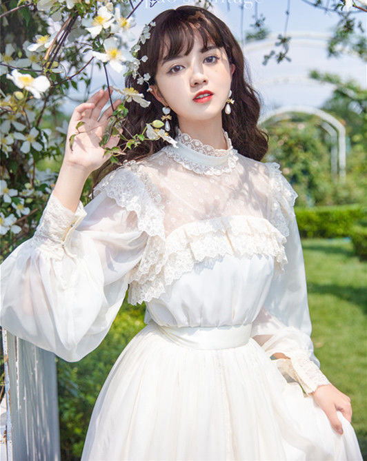 Otylia Romantic Royalcore Edwardian Vintage Dress 