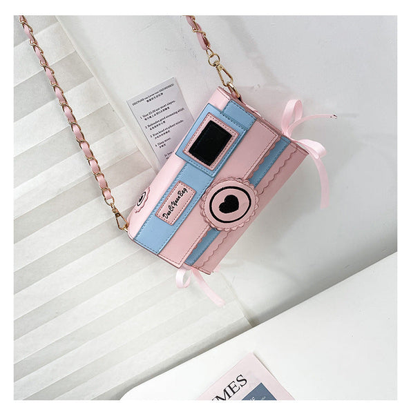 Pastel Aesthetic Kawaii Camera Purse Bag 