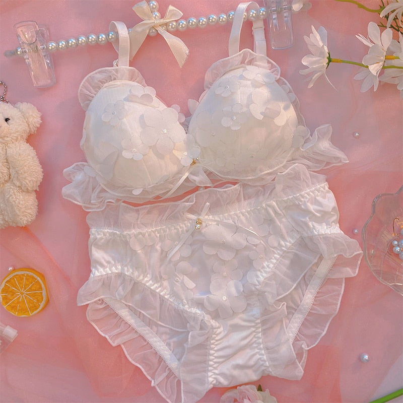Cute Japanese Bra Underwear, Cute Underwear Set Bears
