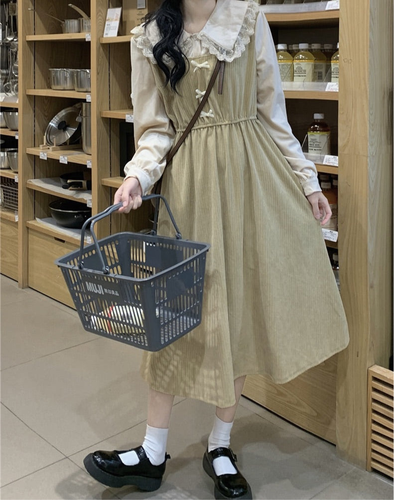 Phoebe Vintage-aesthetic Cottagecore Dolly Dress 