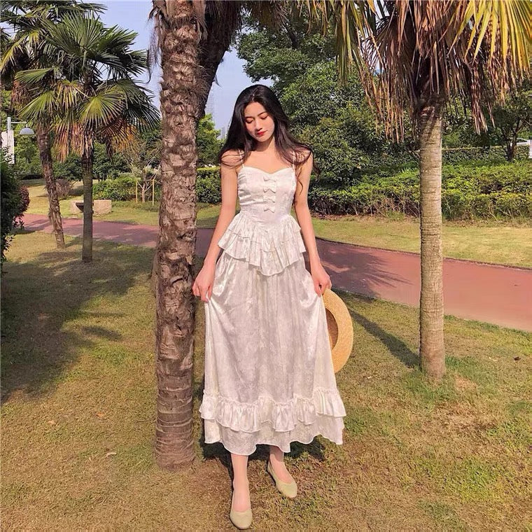 princess vibes dress Vintage vibe Kawaii Princess Floral Cottage Mini Dress