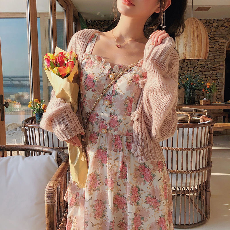 Rose Garden Vintage-Blooms Cottagecore Spring Cottage Dress 