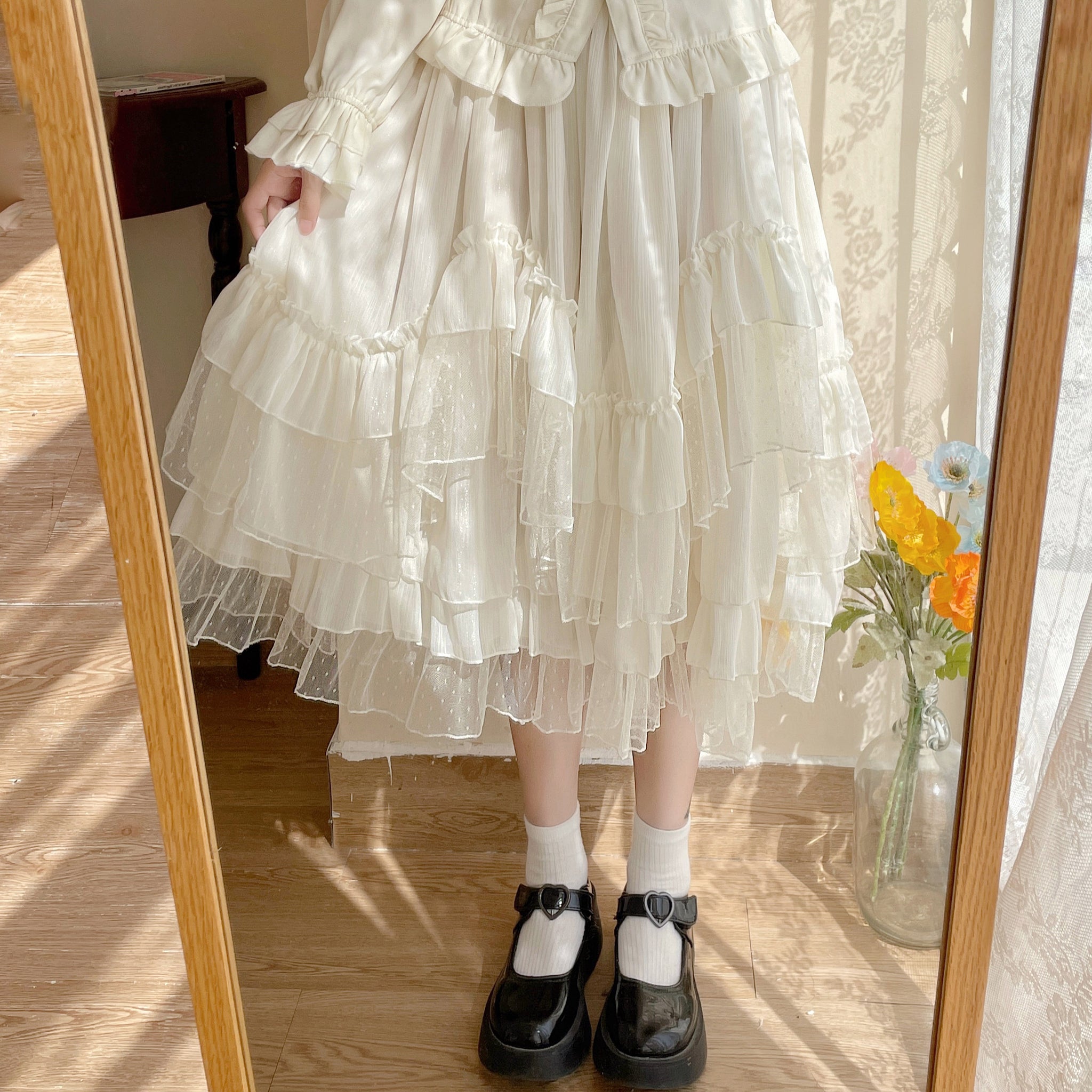 Dewdrop Tulle Fairycore Skirt