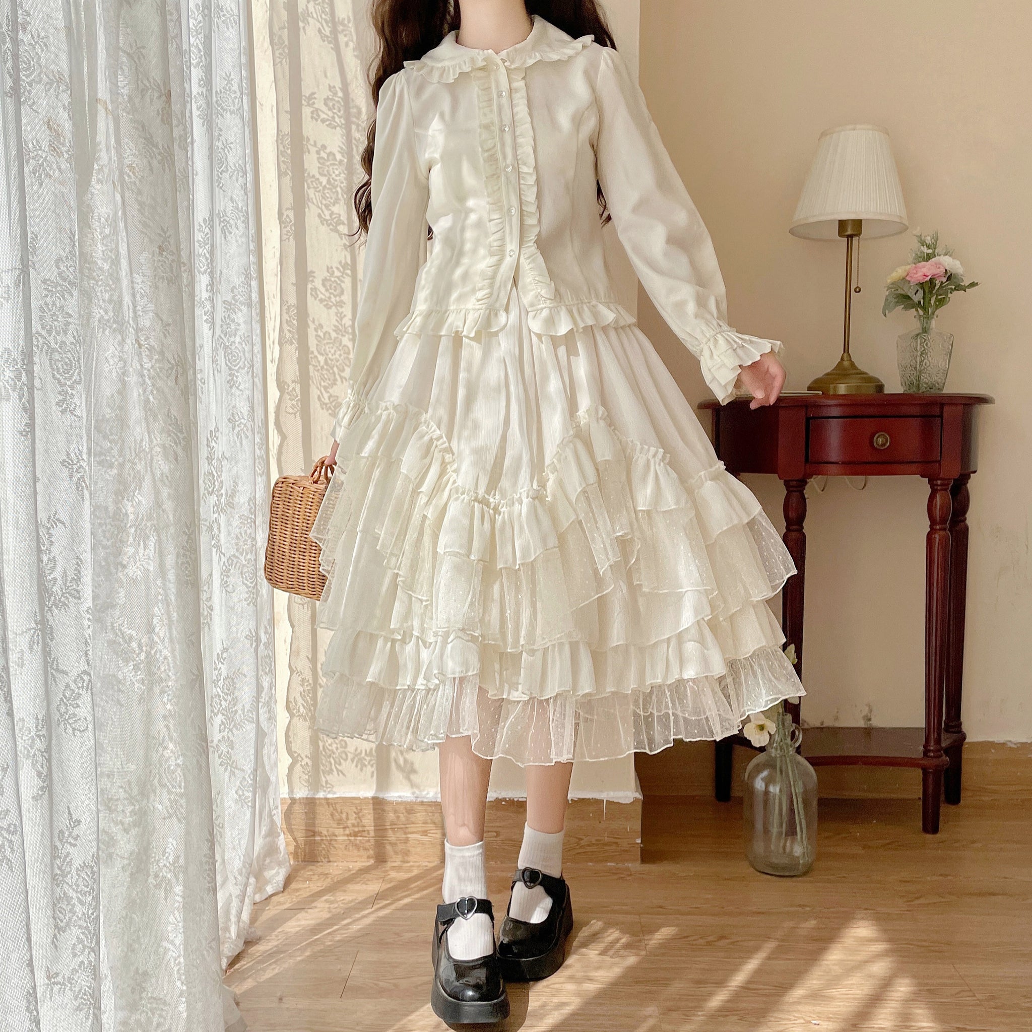 Dewdrop Tulle Fairycore Skirt