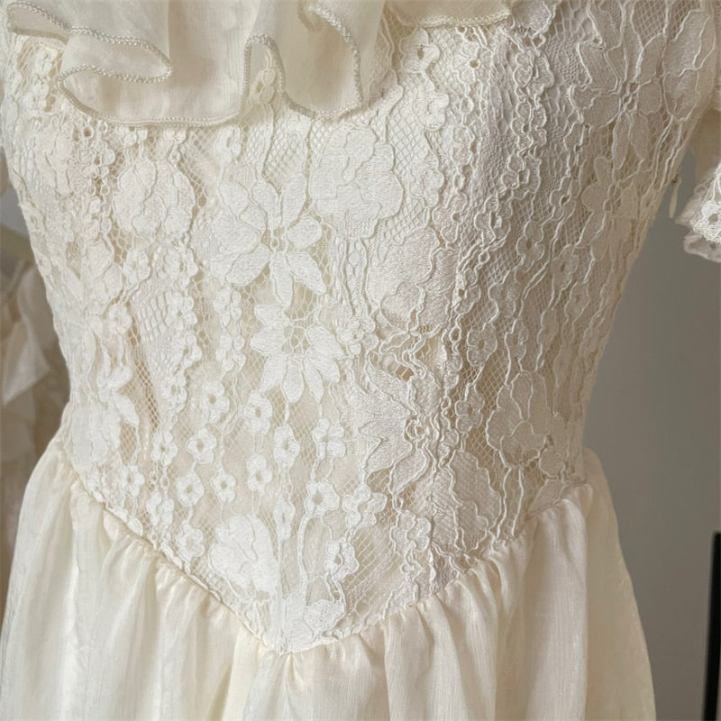 Iva Cottage Fairy Lace Bodice Dress