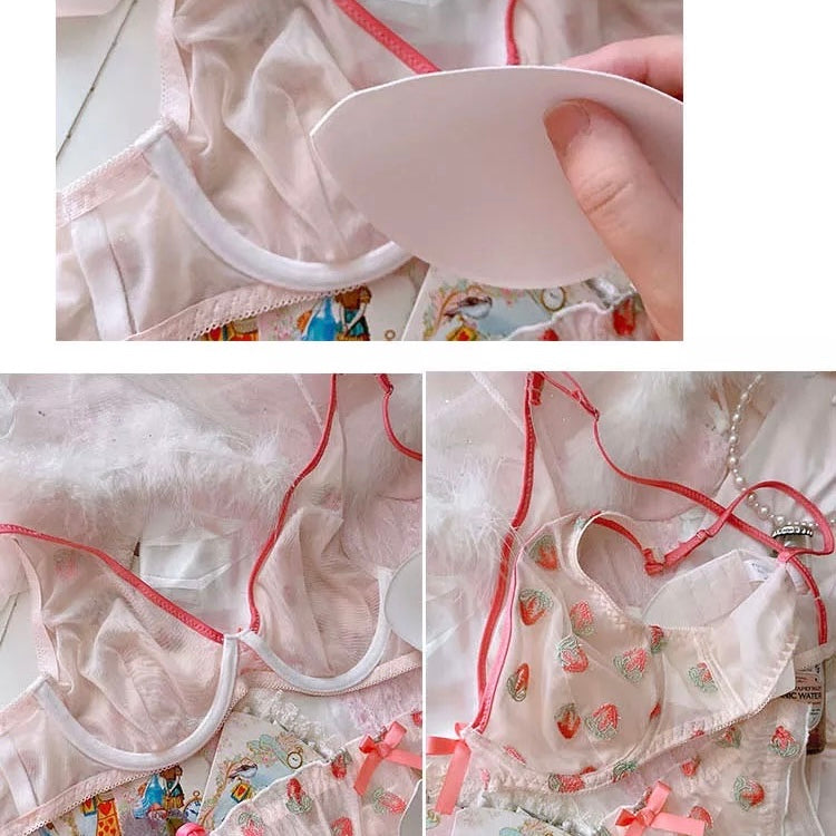 Strawberry Marshmallow Bralette  Miss elly - Underwear for Tweens – The  Elly Store