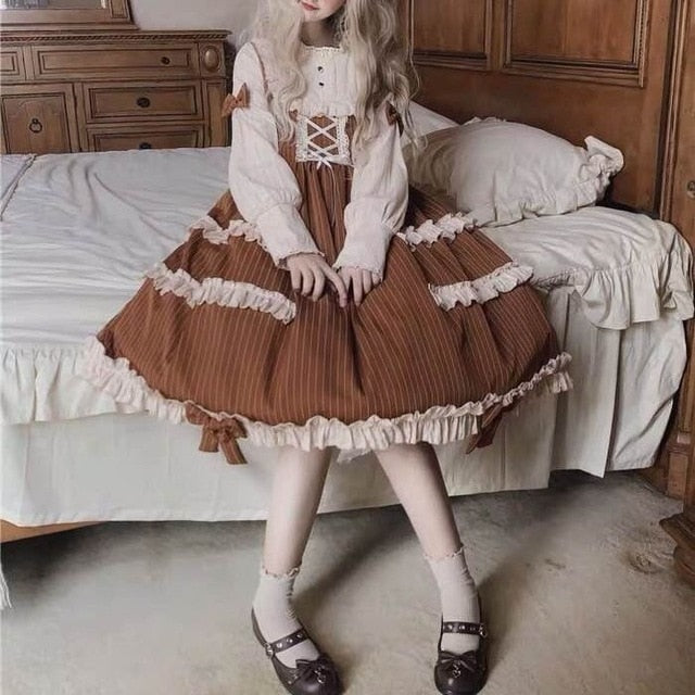 Shyla Angel Dolly Girl Kawaii Princess Lolita Dress 