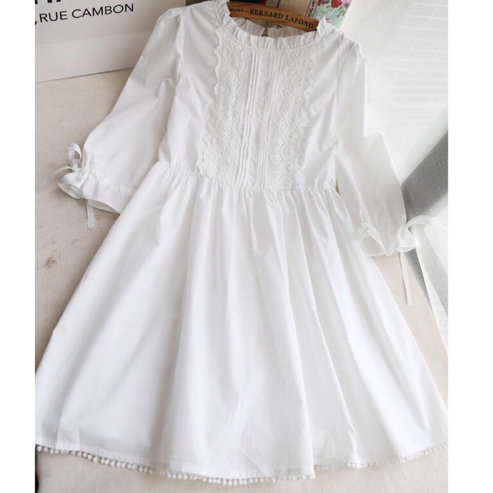 Sienna Angel White Mori Girl Mini Dress 