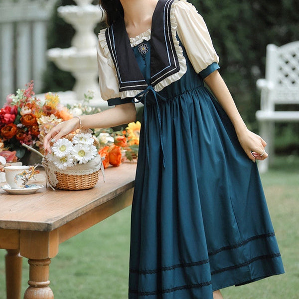 The Witch's Flower Cottagecore Dress 