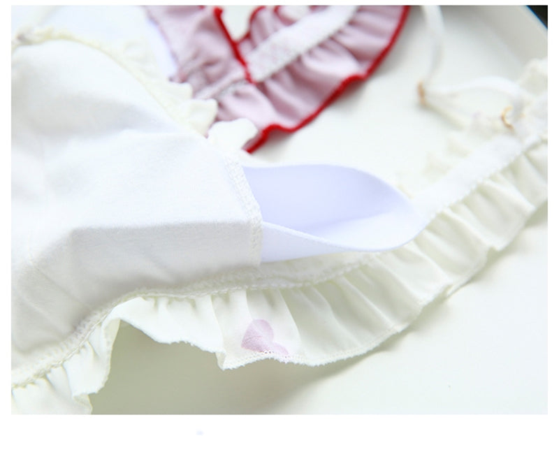 Valentine Heart Nymphete Lolita Lingerie Set 