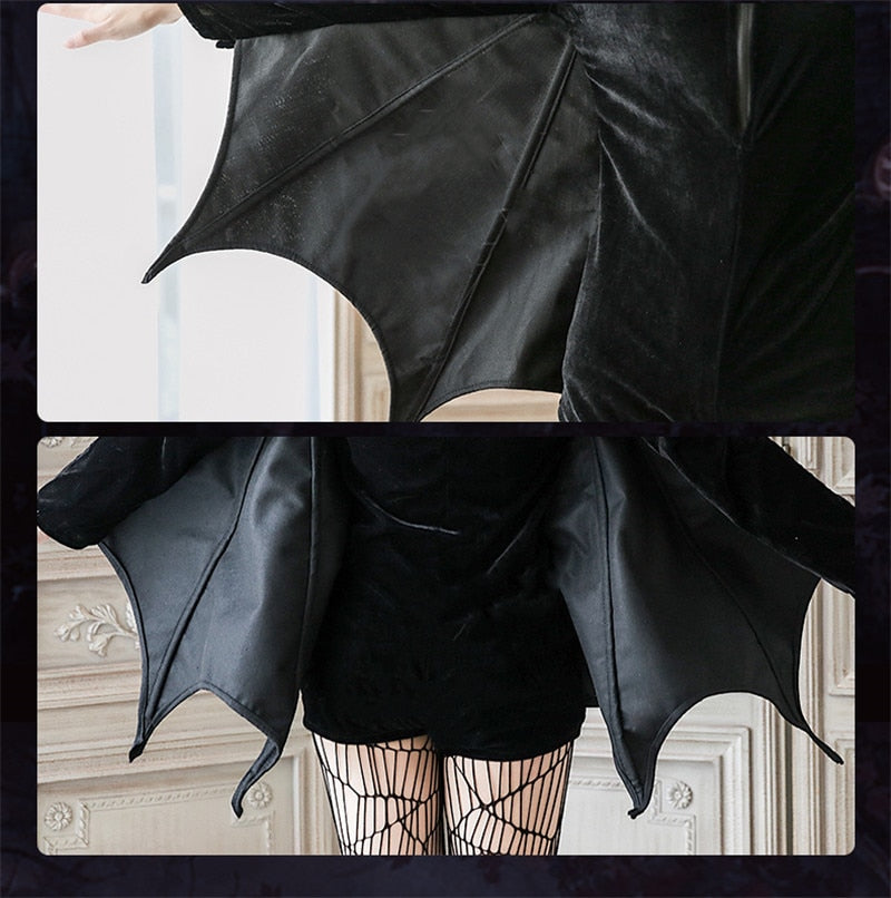 Vampire Bat Halloween Costume Set (Plus Sizes) 