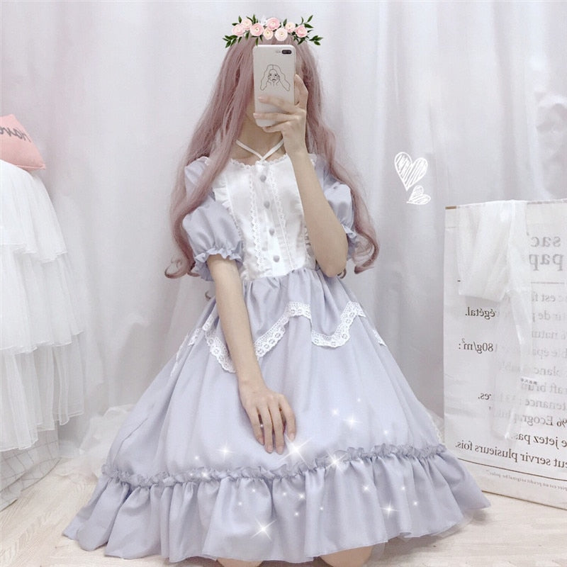 Vanessa Belle Short Sleeve Lolita Dress 