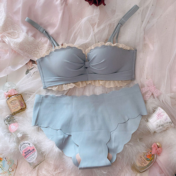 Kawaii Ultra Thin Lingerie Set For Teen Girls NXY Wire Free Panties And Pink  Lace Bra With Lolita Style Pink Lace Brassiere And Panty Style 1202 From  Adultmasturbators, $59.92