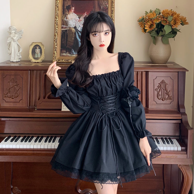 Viola Dark Lolita Gothic Princess Dress 