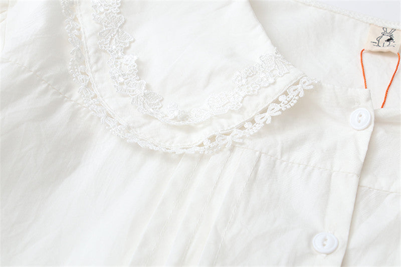 White Bunny Collar Kawaii Lolita Shirt Kawaii Aesthetic Shop