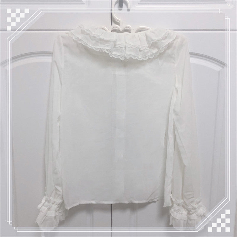 Willow Twig Japanese Lolita Long Sleeve Shirt 