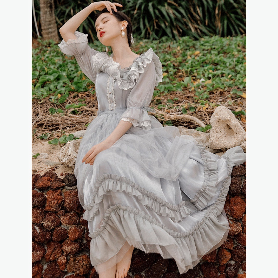 Royalcore Rococo Vintage Rococo Royalcore Princess Dress Fairycore Aesthetic Fairy Dress