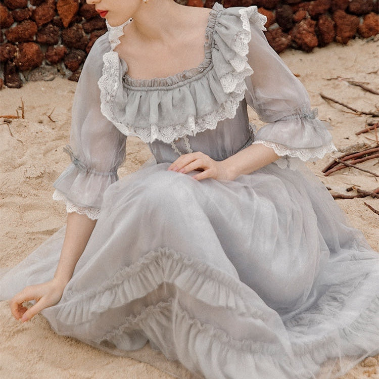 Royalcore Rococo Vintage Rococo Royalcore Princess Dress Fairycore Aesthetic Fairy Dress
