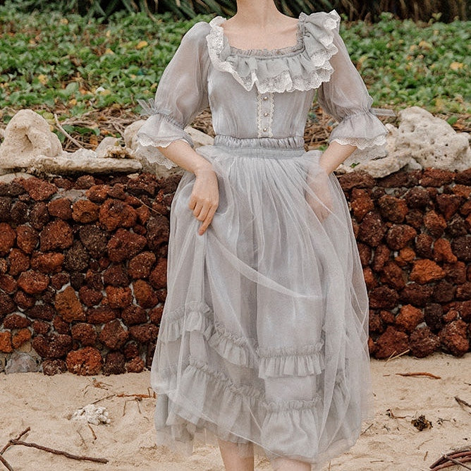 Royalcore Rococo Vintage Rococo Royalcore Princess Dress Fairycore Aesthetic Fairy Dress