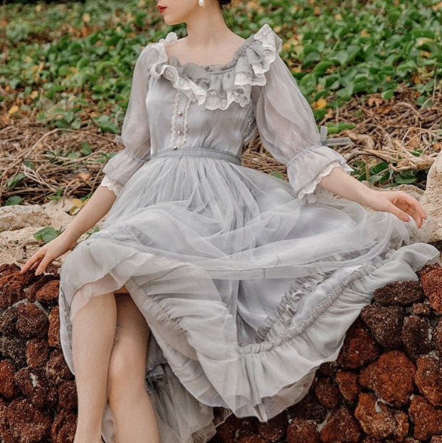 Royalcore Rococo Vintage Rococo Royalcore Princess Dress Fairycore Aesthetic Fairy Dress