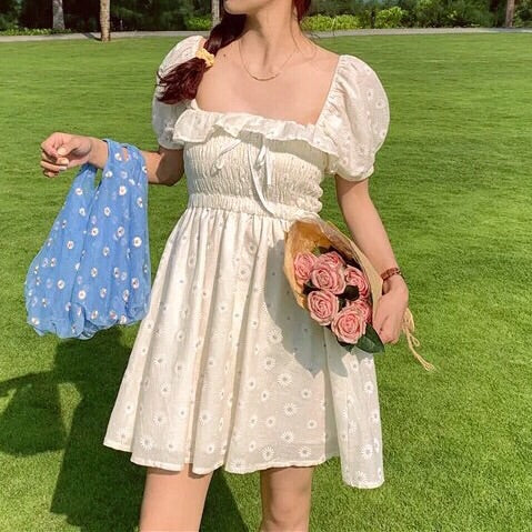 Wonder Lily Cotton Kawaii Princess Mini dress 